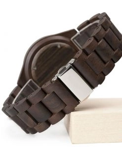 montre en bois luxe moderne bracelet