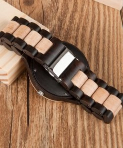 montre en bois moderne unisexe bracelet