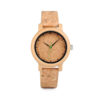 montre en bois bambou liege femme