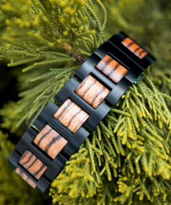 montre en bois automatique lotya santal bracelet